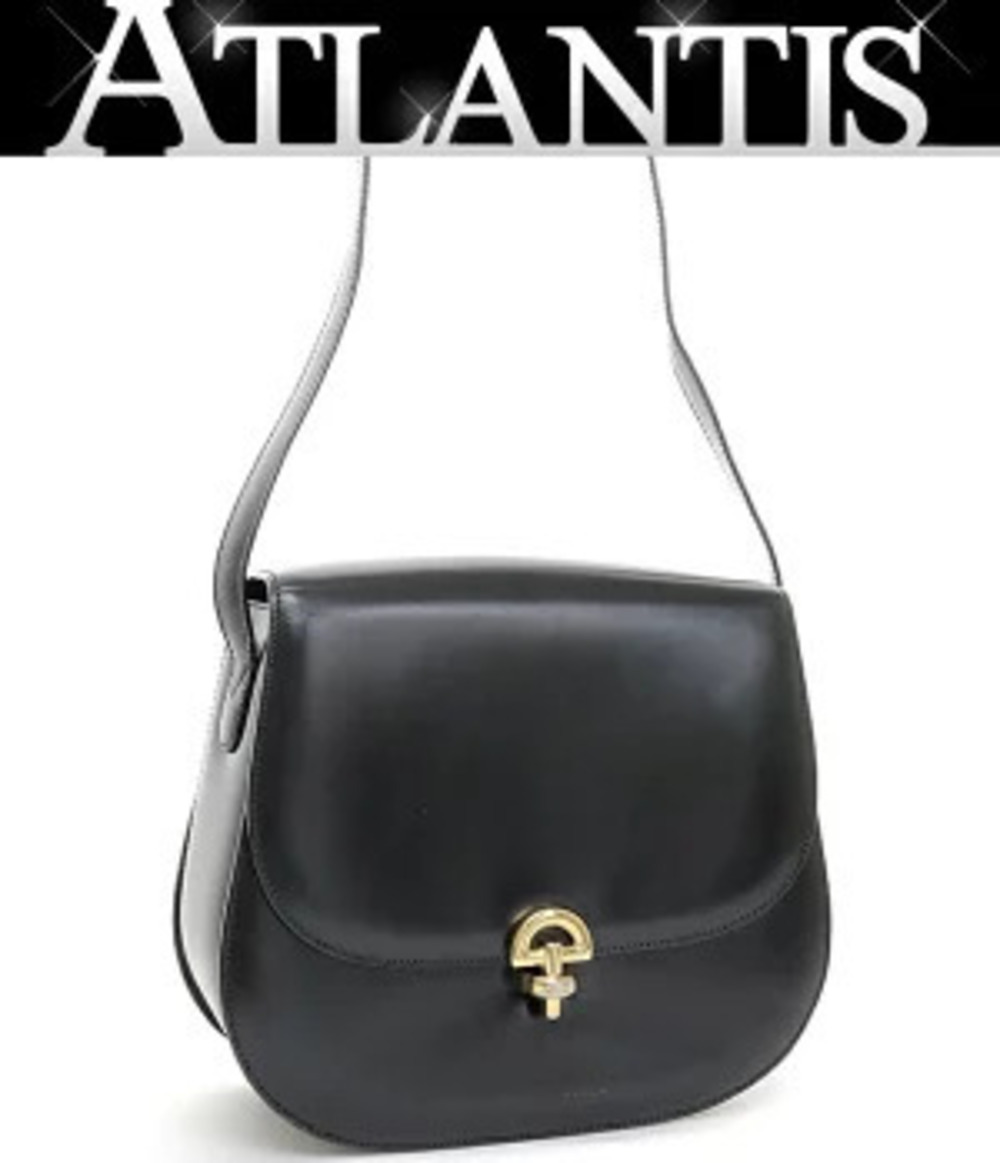 Celine Crossbody Bag Leather Black